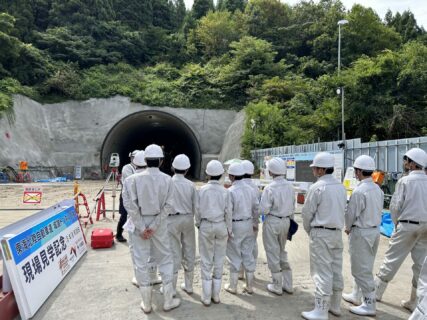 【１・３年農業環境科】建設現場見学会