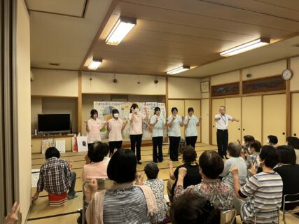【福祉科】健康講座ボランティアに参加しました