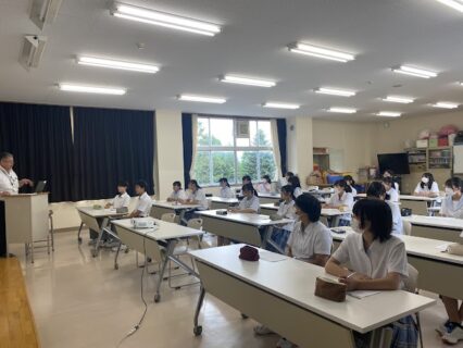 【１学年福祉科】「コミュニケーション基礎」特別講座