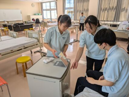 【３年福祉科】北信越地区高校生介護技術コンテストに出場します！