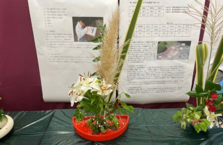 【農業環境科】生け花をしました