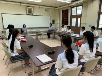【国際科】　グローバル講演会　「富山から東京経由でアフリカへ」