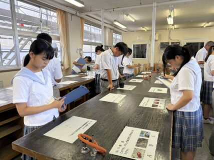 【農業環境科】農業クラブ校内鑑定競技会