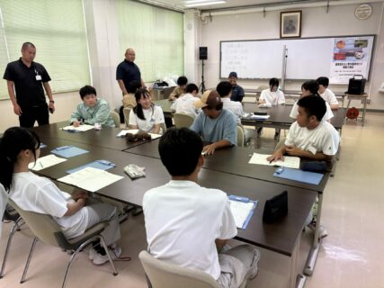 【農業環境科】農業高校生と青年農業者との情報交換会