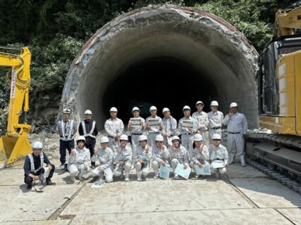 【１年農業環境科】建設現場見学会