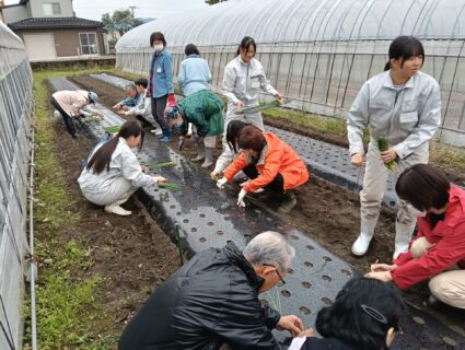 【農業環境科】第４回共学農園(野菜２回目)の講義