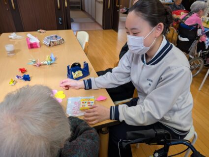 【福祉科１年　３月の介護実習が終わりました】