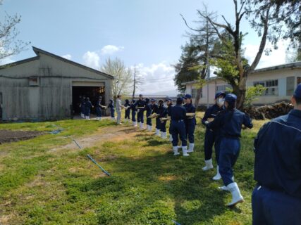 【１年農業環境科】科目「農業と環境」での“富富富”の苗だし