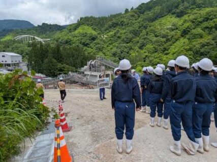 【１年農業環境科】建設現場見学会