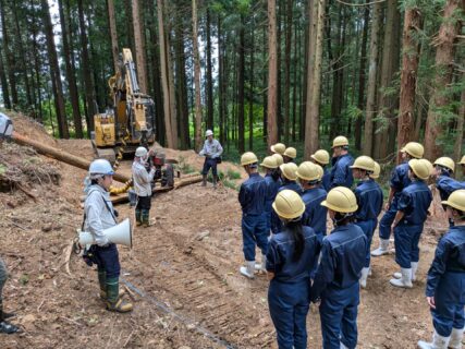 【１年農業環境科】林業体験実習