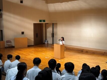 【国際科１・２年生】英語スピーチコンテスト